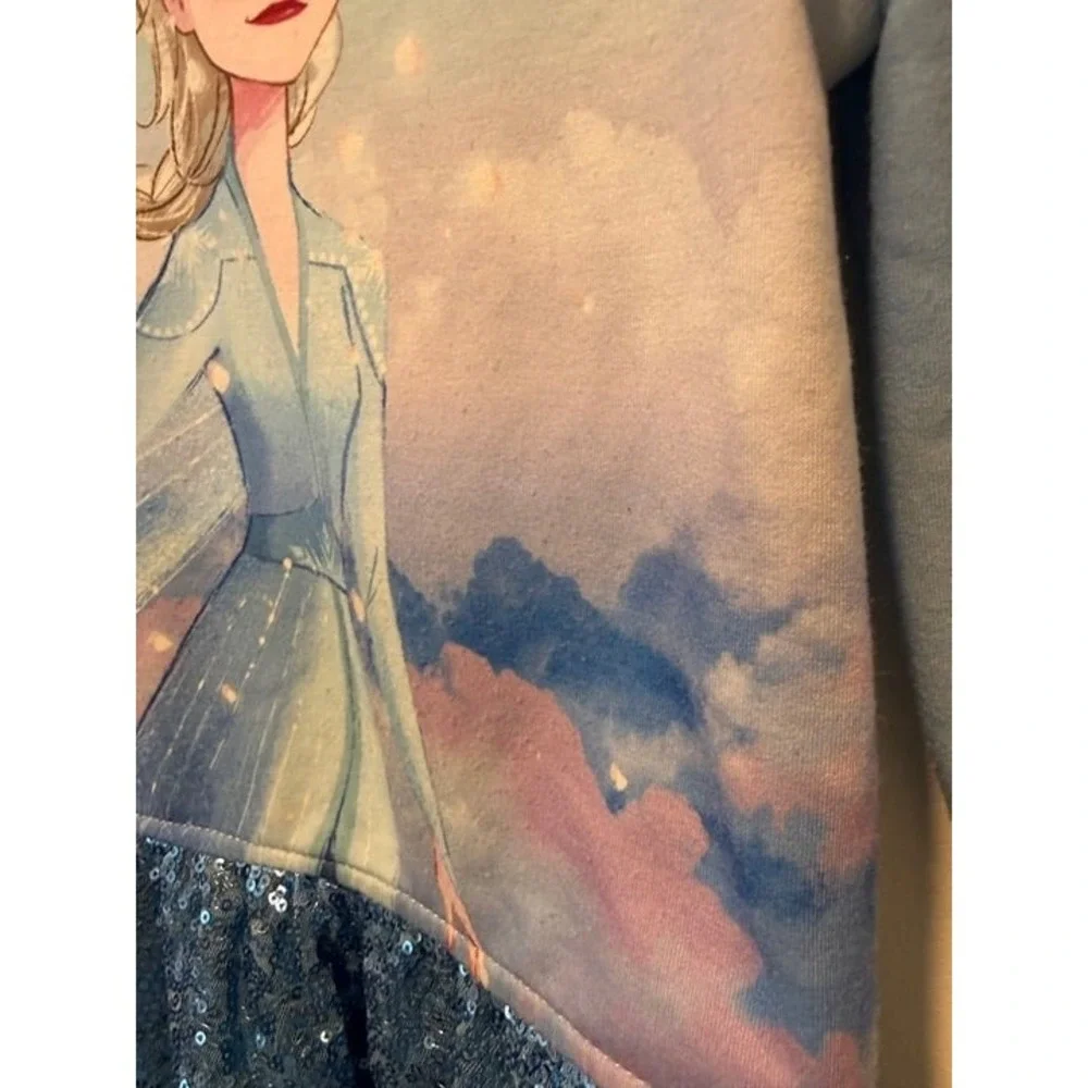 Disney PatPat 3-4Y Sequin Elsa Dress